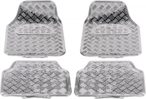 Carpoint 4 részes univerzális autószőnyeg szett -alumínium bevonattal