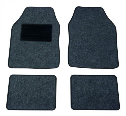 Carpoint - 4 részes, autós szőnyegszett, műanyagszövet, szürke színű