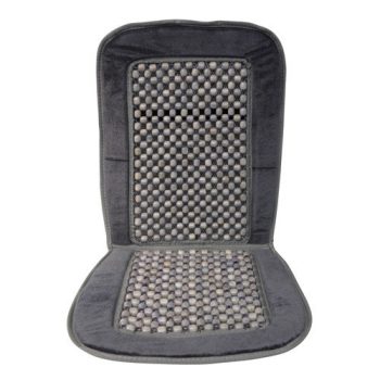   CARPOINT - fagolyós ülésvédő, univerzális, fekete-szürke