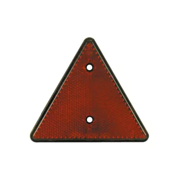 Háromszög alakú prizma - csavaros - piros