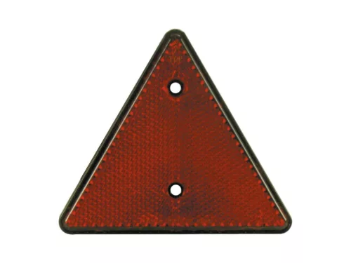 Háromszög alakú prizma - csavaros - piros