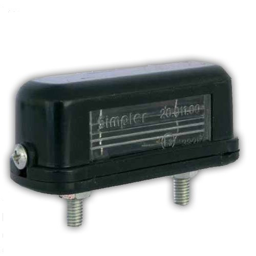 Rendszámtábla világítás - 12V - 1db