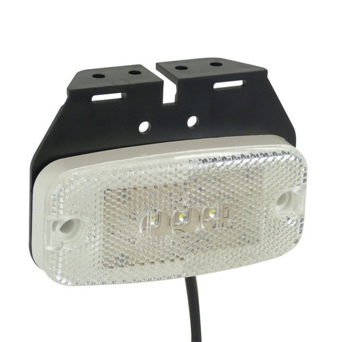 LED szélességjelző, szerelő konzollal - fehér - 9-32V