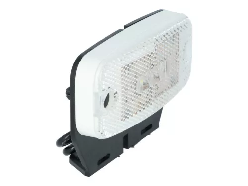LED szélességjelző, szerelő konzollal - fehér - 9-32V
