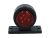 Carpoint LED-es szélességjelző - piros/fehér - bal - 73mm