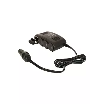 Szivargyújtó elosztó, 4-es - fedeles