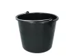 12 literes műanyag vödör - fekete