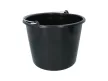 12 literes műanyag vödör - fekete