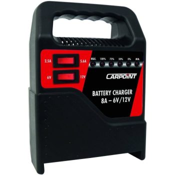 Akkumulátor töltő - 6-12V, 2-8A