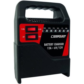 Carpoint akkumulátor töltő - 6-12V, 12A