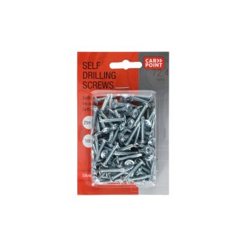 Carpoint 100db-os lemezcsavar szett - 4mmx15mm