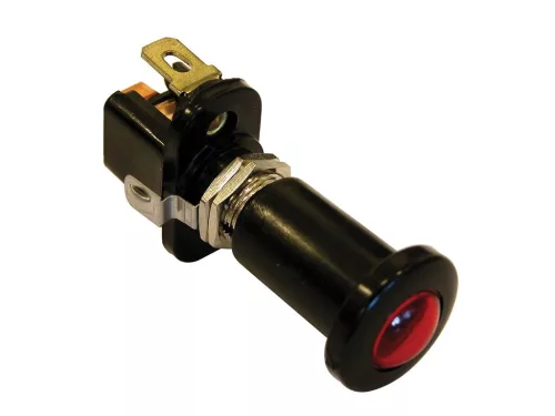 Nyomógomb kapcsoló - piros