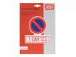 No Parking matrica