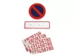 No Parking matrica