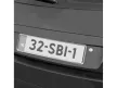 Rendszámtábla keret - fém/krómozott - 1db