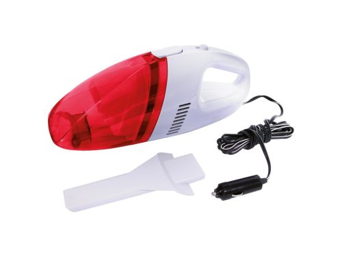 Carpoint autóporszívó, hordozható, 12V, 60W - piros-fehér