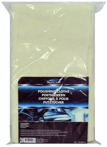 Polírozó törlőkendő - 34 x 38cm - 10db