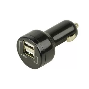 Szivargyújtós USB töltő - 2xUSB - 2100mA