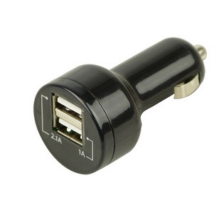 Szivargyújtós USB töltő - 2xUSB - 2100mA