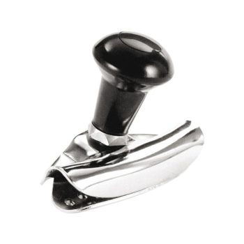 Carpoint kormánytekerő gomb - fekete/króm