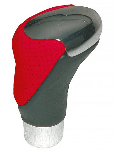 Sebváltógomb - piros/fekete