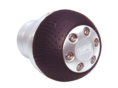 Alu/bőr sebváltógomb - fekete