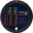 Red Bull Oracle univerzális kormányvédő + biztonságiöv párna szett - fekete/piros