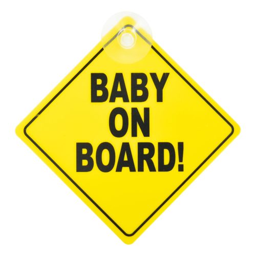 Baby On Board tapadókorongos tábla