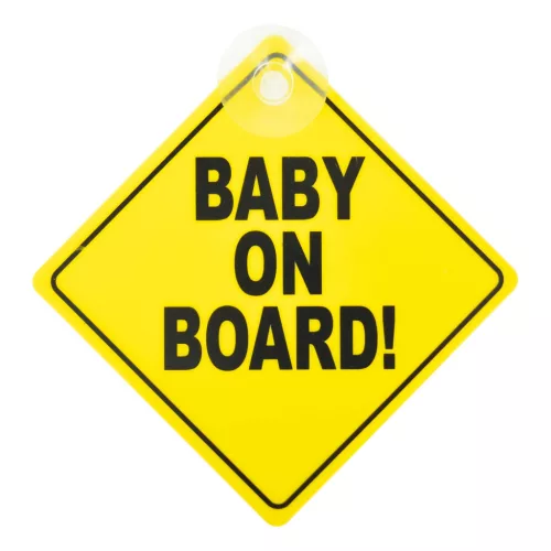 Baby On Board tapadókorongos tábla