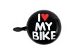 Dresco I Love My Bike kerékpár csengő - fekete