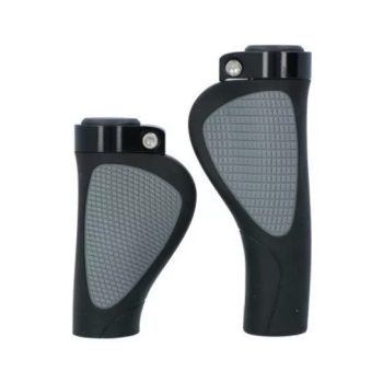   Dresco Ergo City Plus kerékpár markolat - fekete/szürke, párban