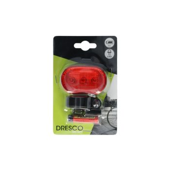 Dresco kerékpáros LED hátsó lámpa - 3x LED
