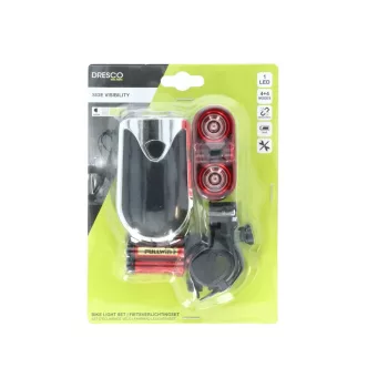 Dresco kerékpár lámpa szett