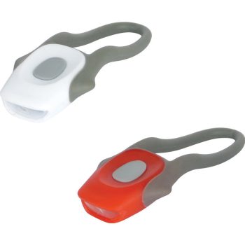 Dresco LED kerékpár lámpa szett - piros/fehér