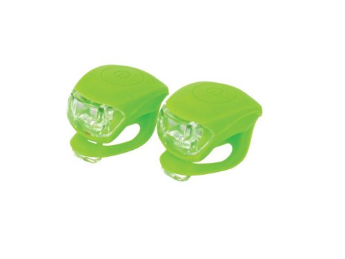 Dresco kerékpár lámpa szett - lime