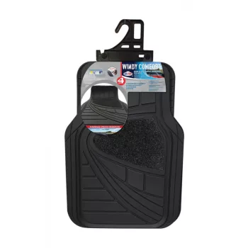   OTOTOP WINDY COMFORT 4 részes autószőnyeg PVC/textil - fekete