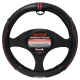Maranello műbőr kormányvédő - fekete - 37-40cm