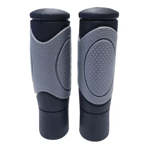 OtoTop kerékpár markolat - 12,5cm - fekete/szürke - párban