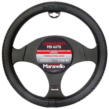   Maranello kormányvédő - fekete/fekete varrással - 33-37cm