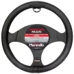 Maranello kormányvédő - fekete/fekete varrással - 33-37cm