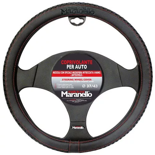 Maranello kormányvédő - piros varrással - 37-43cm
