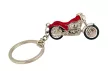 Kulcstartó - Harley Davidson - piros/króm