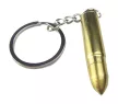 Töltény kulcstartó - bronz