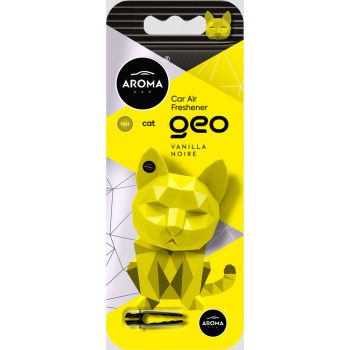 Aroma Car Geo Cat illatosító - Polimer Vanília Noire