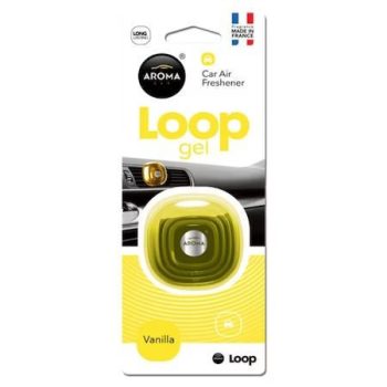 Aroma Car Loop Gél illatosító - vanília