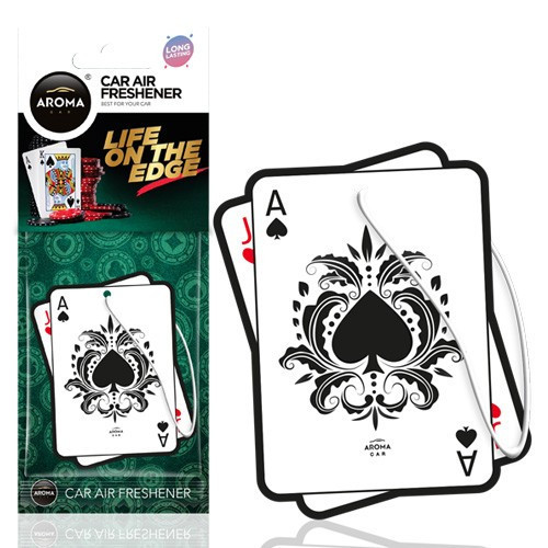 Aroma Car Life on the Edge lap illatosító - Black Jack