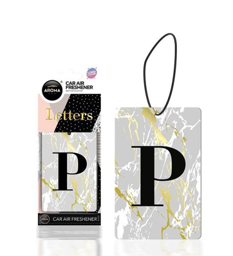Aroma Car illatosító - "P" betű