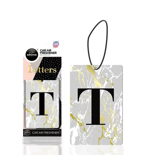 Aroma Car illatosító - "T" betű