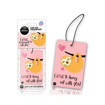 Aroma Car iIllatosító - Lajhár, Málna Love