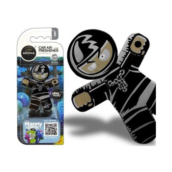 Aroma Car Manny illatosító - Ninja Silver